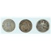 Image 1 : (3) LOW GRADE SEATED DIMES