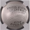 Image 3 : 2014 BASEBALL HALL OF FAME SILVER DOLLAR, NGC PROOF-69 ULTRA CAMEO  BEAUTIFUL!