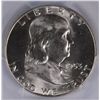 Image 2 : 1953 FRANKLIN HALF DOLLAR, PCGS MS-64