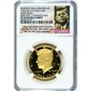 Image 1 : 2014 50TH ANNIVERSARY KENNEDY HALF DOLLAR GOLD PROOF NGC PF 70 ULTRA CAMEO. HIGH RELIEF! FIRST DAY