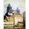 Image 1 : Bedrich Hawránek ( 1821-1899 ) - Town by Lake 
