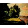 Image 1 : Josef Holub ( 1870-1957 ) - Summer day by Vltava