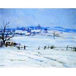 František Škrabánek ( 1901-? ) - Winter from Herálec