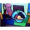 Image 1 : Bohumil Horyna ( 1914-1981 ) - Still-life, Jug and Bowl with Fruits 