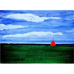 Kamil Lhoták ( 1912-1991 ) - Red Tent