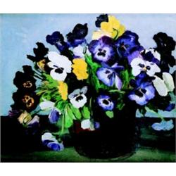 Josef Multrus ( 1898-1957 ) - Pansies