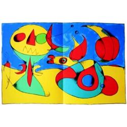 Joan Miró ( 1893-1983 ) - Derriere le Miroir