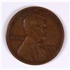 Image 1 : 1911-S LINCOLN CENT VG/F