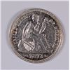 Image 1 : 1873 ARROWS SEATED DIME AU/BU