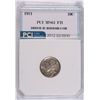 Image 1 : 1921 MERCURY DIME, PCI MS-61 FULL BANDS,  RARE!!