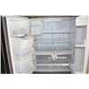 Image 2 : SAMSUNG MODEL RFG297HDRS STAINLESS STEEL FRENCH DOOR FRIDGE WITH WATER AND ICE