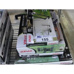 ASSORTED SONAX TV WALL MOUNTS AND COMPONENT SHELVING