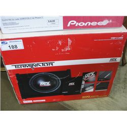 MTX TERMINATOR SUBWOOFER IN BOX WITH AMPLIFIER