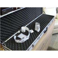 PERNUS GLOBAL MEZZI 52" DOUBLE SIDED LOCKING GUN STORAGE CASE