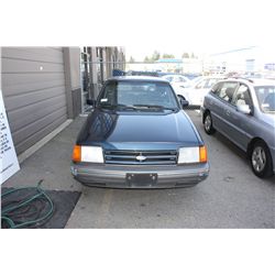 1989 FORD ESCORT LX 4DR VIN# 1FABP9599KW335845