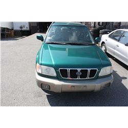 2001 SUBARU FORESTER 4DRSW VIN# JF1SF65501H747881