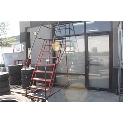 9' MOBILE METAL SHOP STAIRS