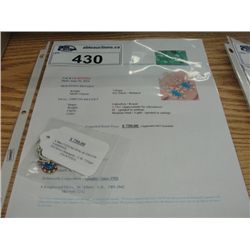 925 SILVER 1.78CT CUSTOM OPAL AND ZIRCON EARRINGS