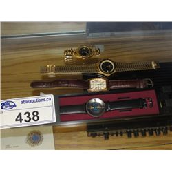 LOT OF 4 WATCHES; 2 GRUIN WATCHES