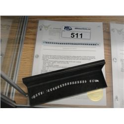 $1100 GEOLOGIST APPRAISED 15.05CARAT SAPPHIRE AND DIAMOND LADIES TENNIS BRACELET