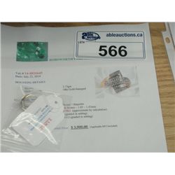 10KT GOLD 0.98CT CUSTOM DIAMOND CLUSTER RING