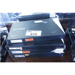 LOT OF 4 SURFACE PRO TABLETS