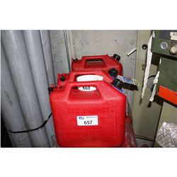 3 NEW WEDCO 20L GAS CANS