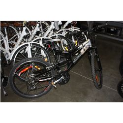 BLACK INFINITY 21SP FULL SUSPENSION MOUNTAIN BIKE