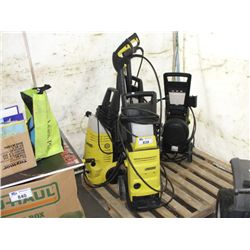 4 KARCHER ELECTRIC PRESSURE WASHERS