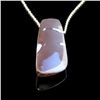 Image 1 : APP: 0.9k 4.15CT Natural Freeform Boulder Opal Pendant With Chain