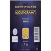 Image 2 : IGR 1g Fine Gold 999.9 Bar