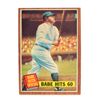 Image 1 : ^1962 Topps #139 Baseball Card Babe Hits 60 VG-EX