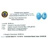Image 2 : APP: 1.8k 90.98CT Oval Cut Cabochon Natural Aquamarine Parcel