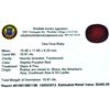 Image 3 : APP: 2.5k 10.91CT Oval Cut Ruby Gemstone