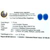 Image 2 : APP: 1.1k 22.75CT Oval Cut Blue Sapphire Parcel