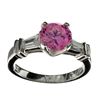 Image 1 : APP: 1k Designer Sebastian 2.25CT Swiss Cubic Zirconia And Platinum Over Sterling Silver Ring
