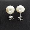 Image 1 : APP: 1k Cream Cultured Freshwater Pearl Earrings