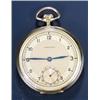 Image 1 : Novera, an 18ct gold open face pocket watch, circa 1930, the champagne dial with black Arabic num...
