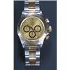Image 1 : Rolex, Daytona Cosmograph, a gentleman's stainless steel and gold bracelet watch, circa 1990, the...