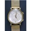 Image 1 : Jaeger-le-Coultre, Memovox, a gentlemen's 18ct gold alarm wristwatch, circa 1955, the silvered di...