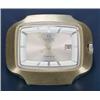 Image 1 : Omega, Geneve, a gentleman's gold plated oblong wristwatch, circa 1970, the brushed gilt dial wit...