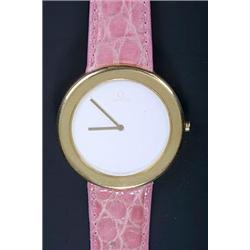 Omega, a Limited Edition 18ct gold round wristwatch, engraved 1987, ref.D025/999 Art Collection,...