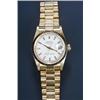 Image 1 : Rolex, Oyster Datejust Midi, an 18ct gold bracelet watch, circa 1990, the ivory jubilee dial with...
