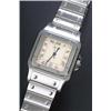 Image 1 : Cartier, Santos, a gentleman's stainless steel bracelet watch, circa 1990, ref: 987901 11705, the...