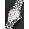 Image 1 : Cartier, Cougar, a gentleman's stainless steel round bracelet watch, circa 1980, the silvered dia...