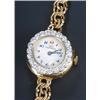 Image 1 : International Watch Company, a lady's 18ct gold and diamond round bracelet watch, circa 1930, the...