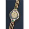 Image 1 : Chopard, 'Happy Diamonds', a lady's 18ct gold dress wristwatch, No.211597 4069, the champagne dia...
