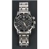 Image 1 : Zenith, El Primero, a stainless steel chronograph bracelet watch, circa 1970, the black dial with...
