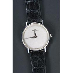 Baume & Mercier, a gentleman's stainless steel round wristwatch, circa 1980, no.674157 1530, the...