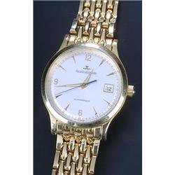 Jaeger-Le-Coultre, Master Control, a gentleman's 18ct gold bracelet watch, circa 1995, number 044...